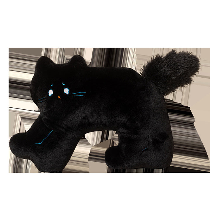 Plush cat pillow, 50 cm, various poses