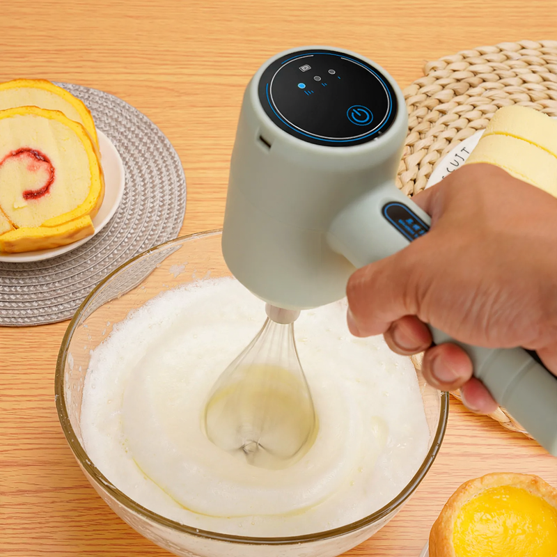 Electric milk frother, rechargeable