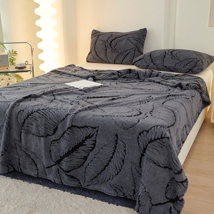 Banana leaf fleece blanket, Polyester