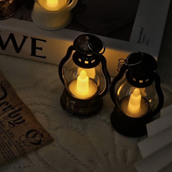 Mini LED Lantern in Retro Style