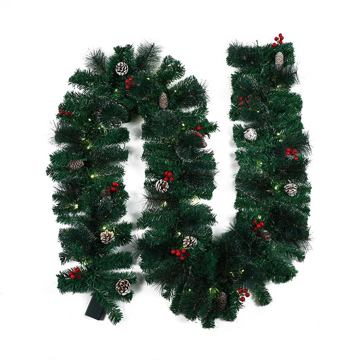 Poet Pine Garlands-Wreath with LED Lighting