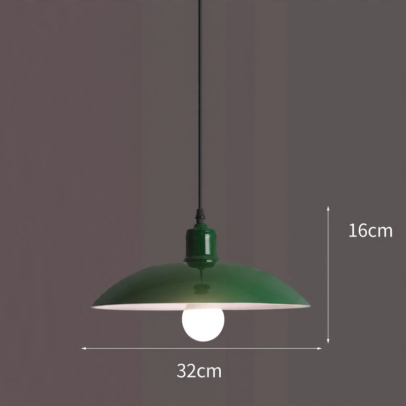 Vintage pendant light, industrial style, adjustable