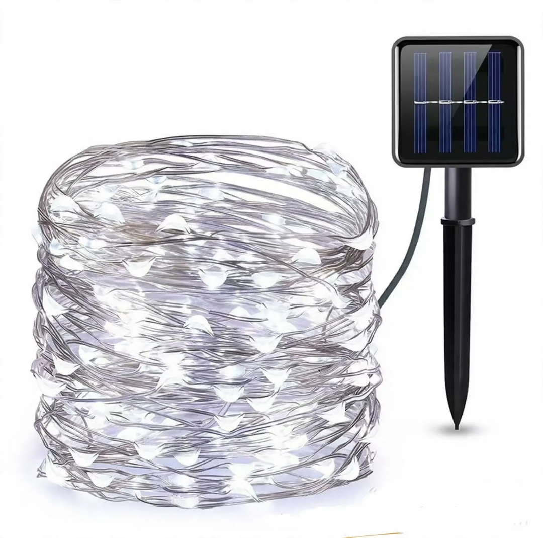 LED Copper Wire Fairy Lights with Remote Control and 8 Functions