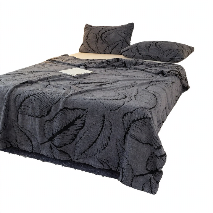 Banana leaf fleece blanket, Polyester