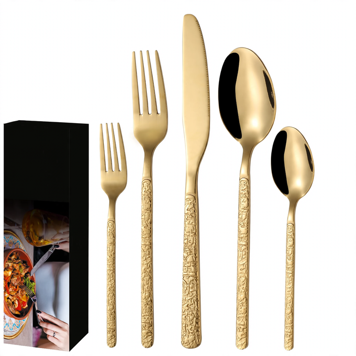 Cutlery set made of stainless steel, 20-piece