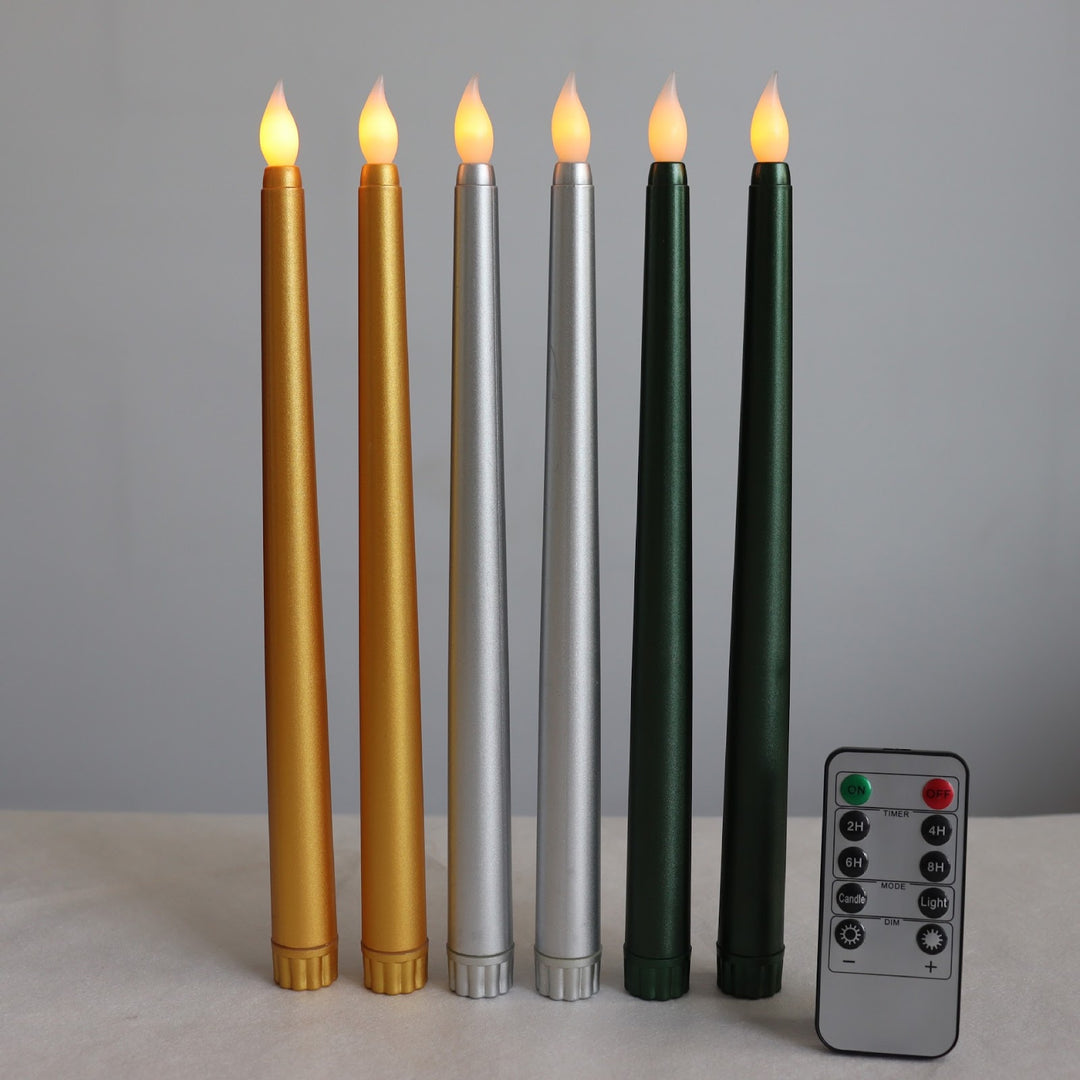 LED taper candle with remote control