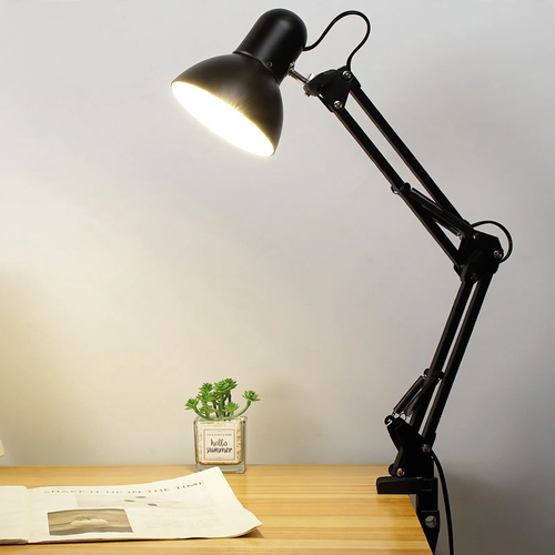Foldable LED Desk Lamp with Swing Arm