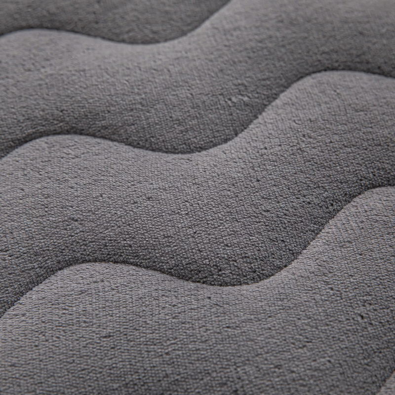 Milk fiber fitted sheet with padding, washable