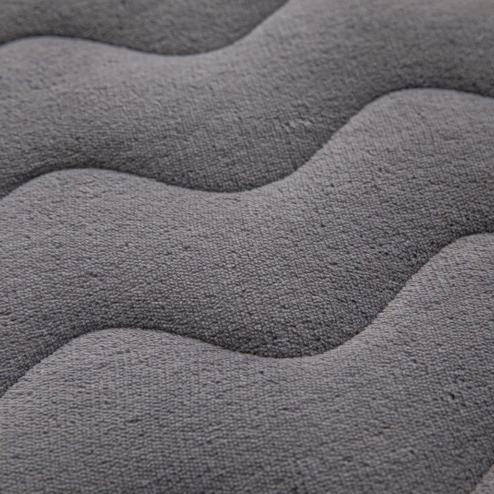 Milk fiber fitted sheet with padding, washable