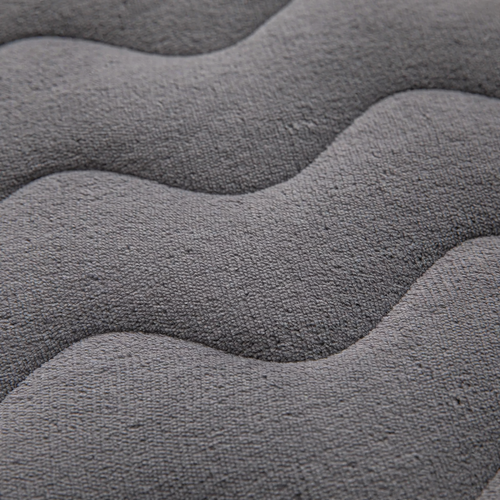 Milk fiber fitted sheet with padding, washable
