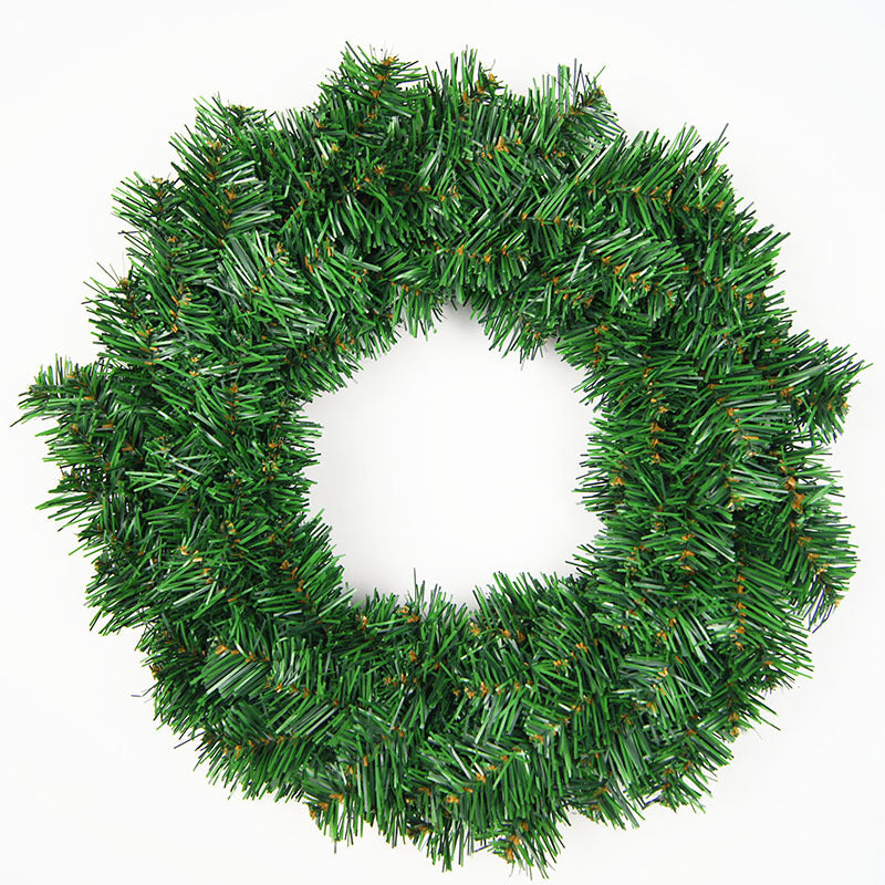 Classic Christmas wreath made of PVC, various sizes