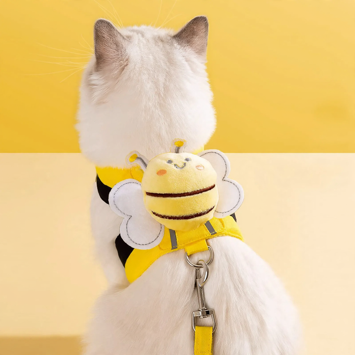 Cat harness with leash, fabric