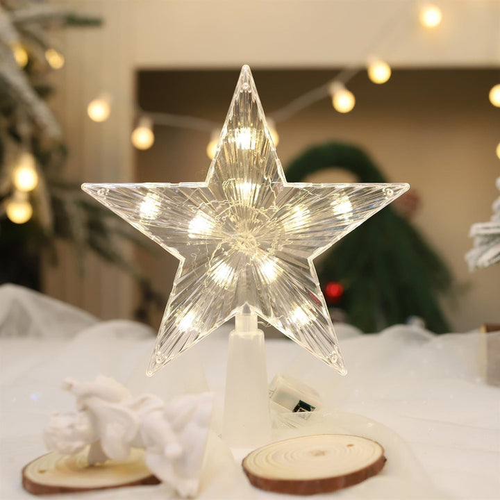 Shining Christmas tree star made of acrylic
