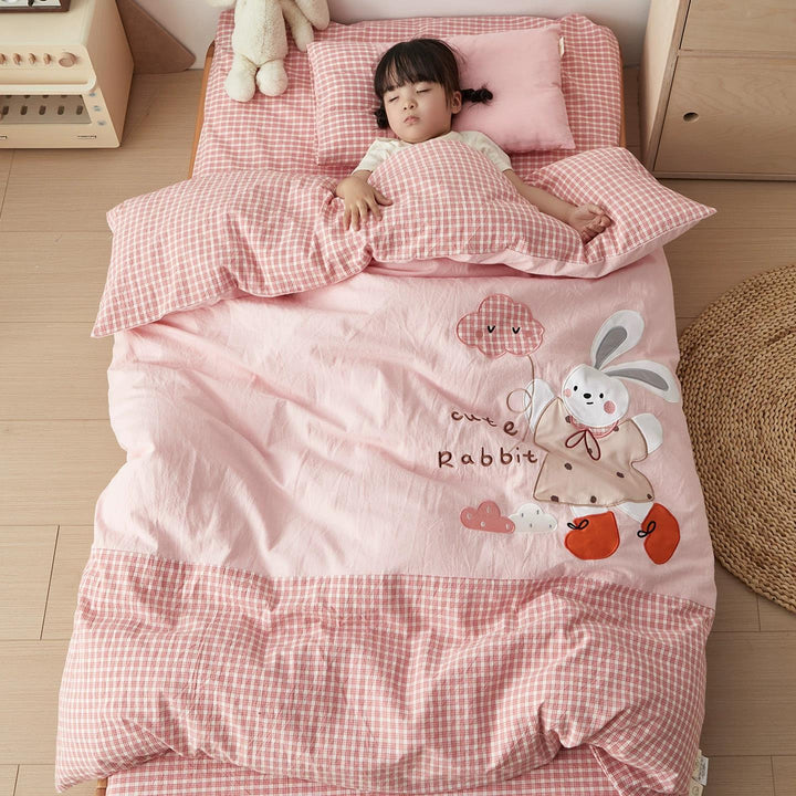 Cotton kindergarten bed set, 3 to 6 pieces