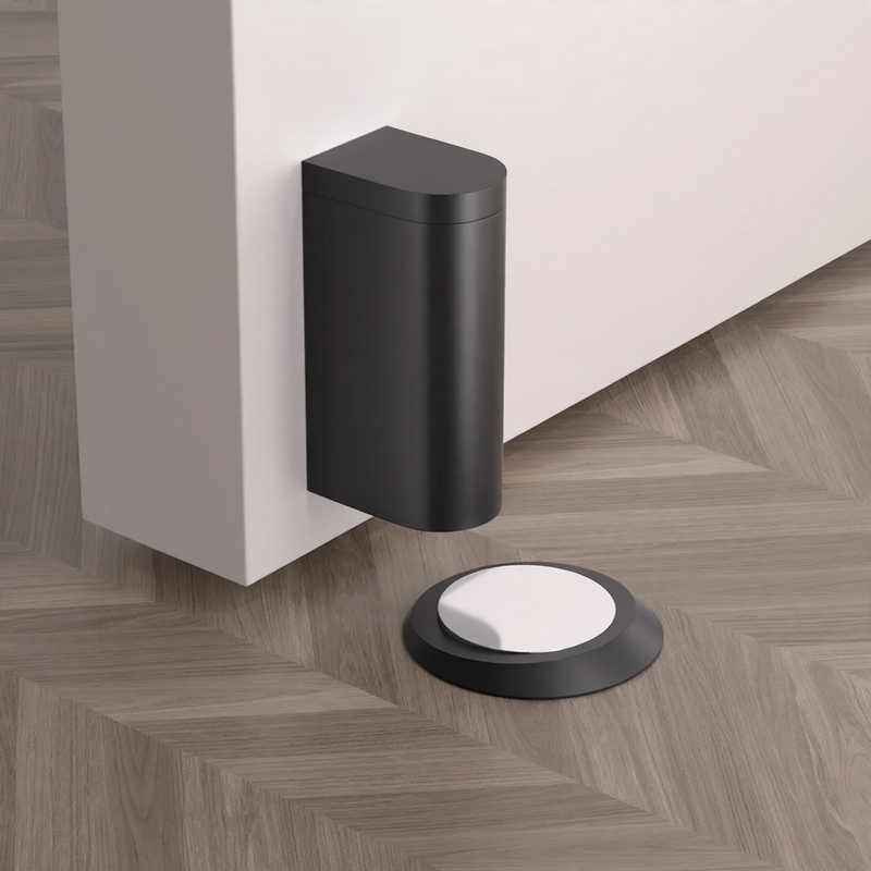 Adjustable door stop made of zinc alloy