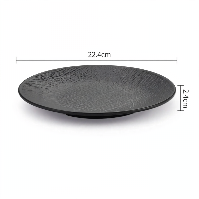 Flat plate, melamine, round, 20–28 cm