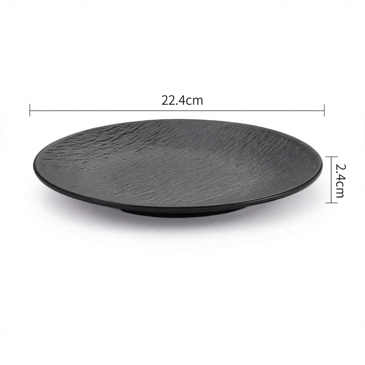 Flat plate, melamine, round, 20–28 cm