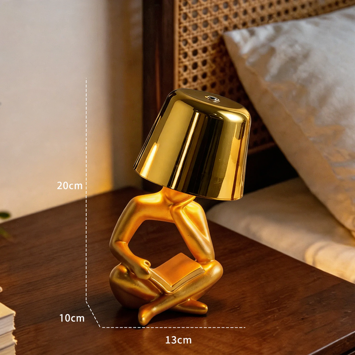 Abstract Reading Figure Table Lamp