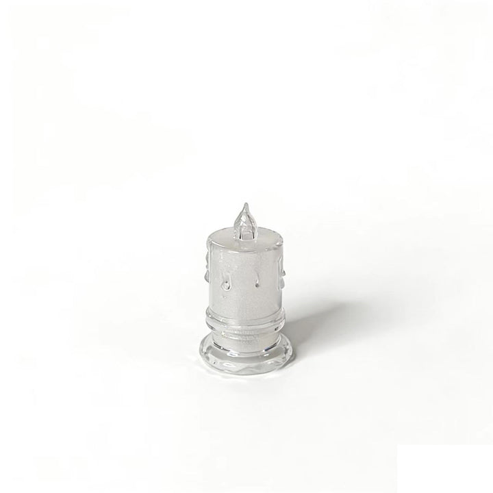 LED Crystal Candle with Starry Sky Effect