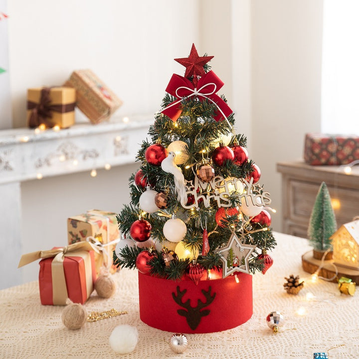 Mini Christmas tree with flocking, 45-60 cm
