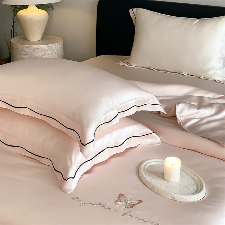 Solid color Tencel duvet cover, Class A, silky and soft