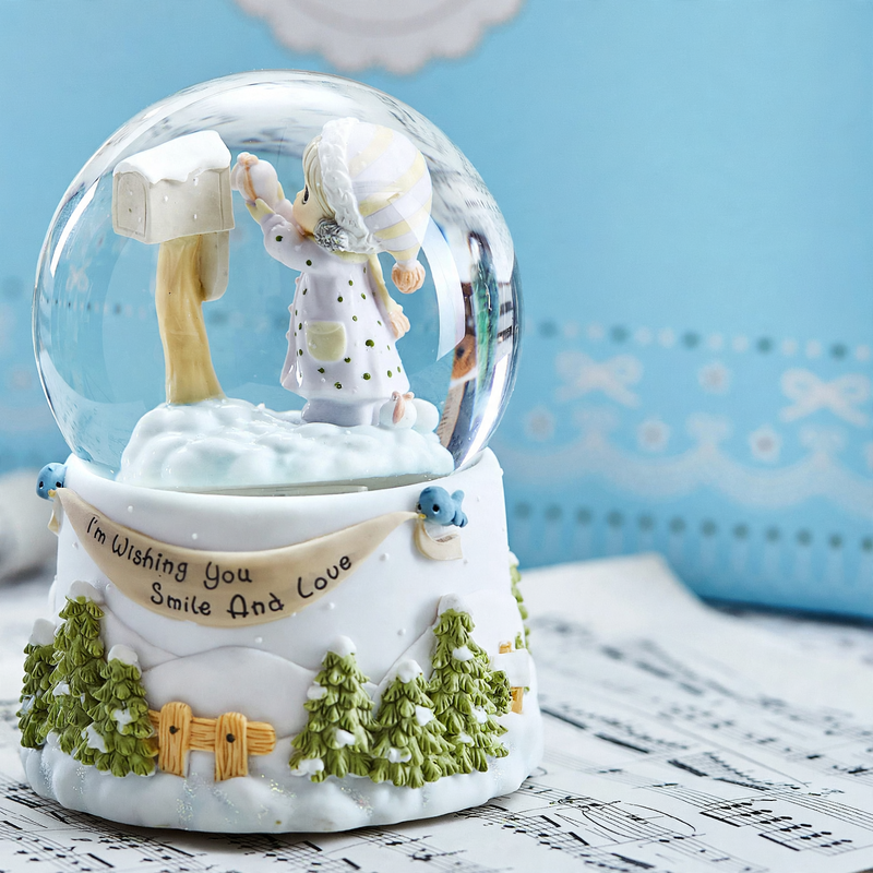 Music box with girl motif