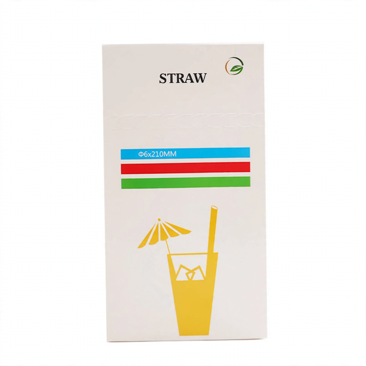 Plastic drinking straws, individually packed