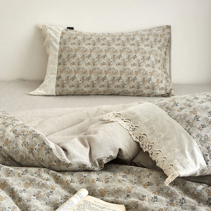 Cotton-linen bedding in Japanese style