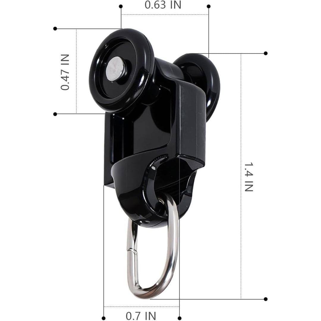 Plastic curtain rail