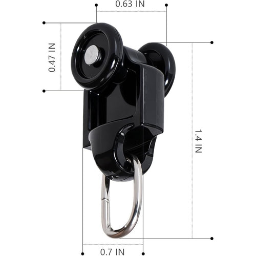 Plastic curtain rail