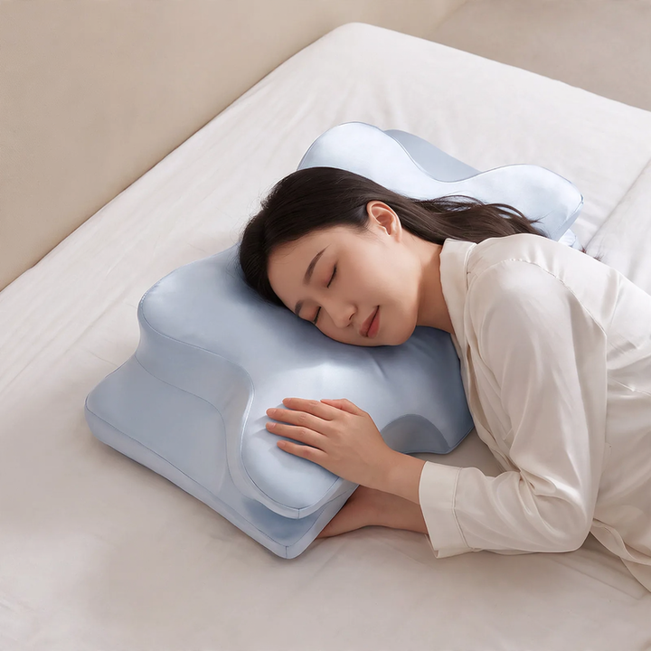 Butterfly-shaped neck support pillow made of memory foam