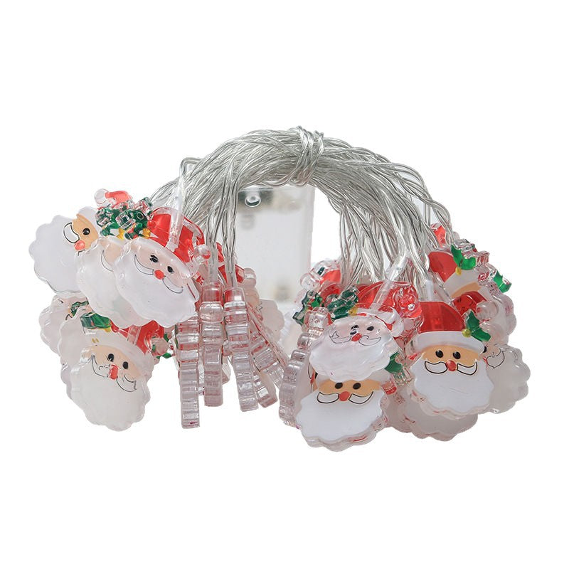 LED Christmas string lights with motifs