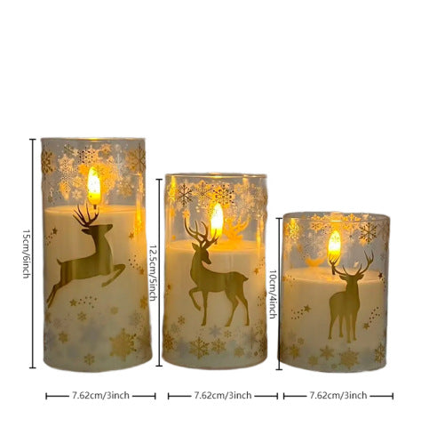 LED Real Wax Look Candles with Remote Control and Timer