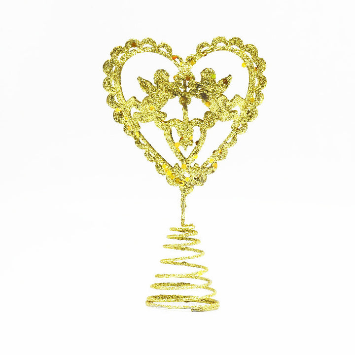 Christmas tree topper star with angel motif