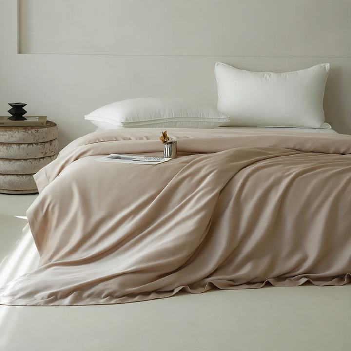Minimalist Tencel bedding set, 100 thread count