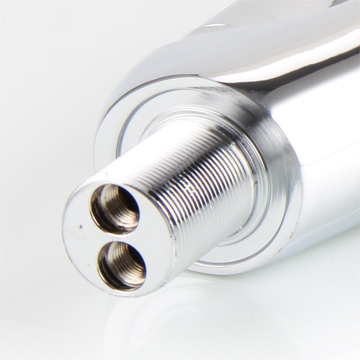 Stainless steel kitchen faucet with spray function