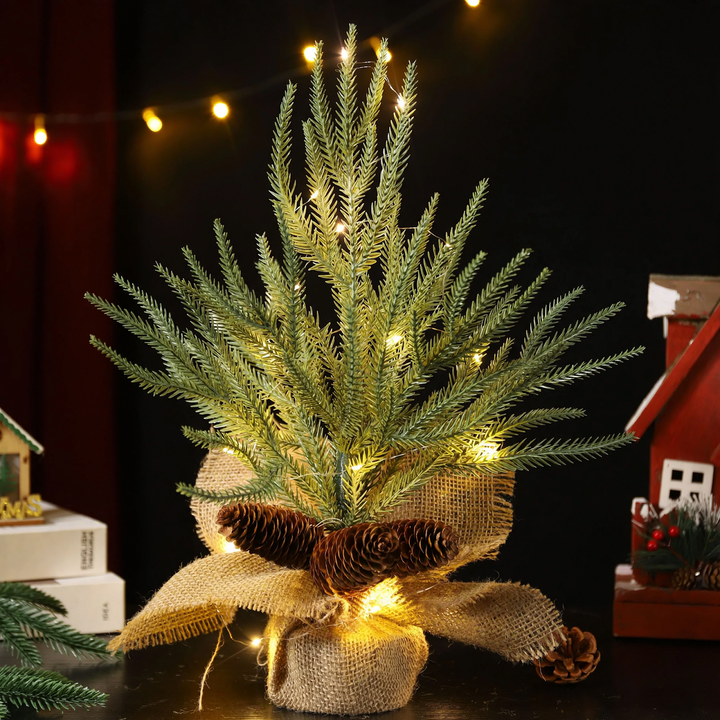 Mini Christmas tree with flocking, 45 cm