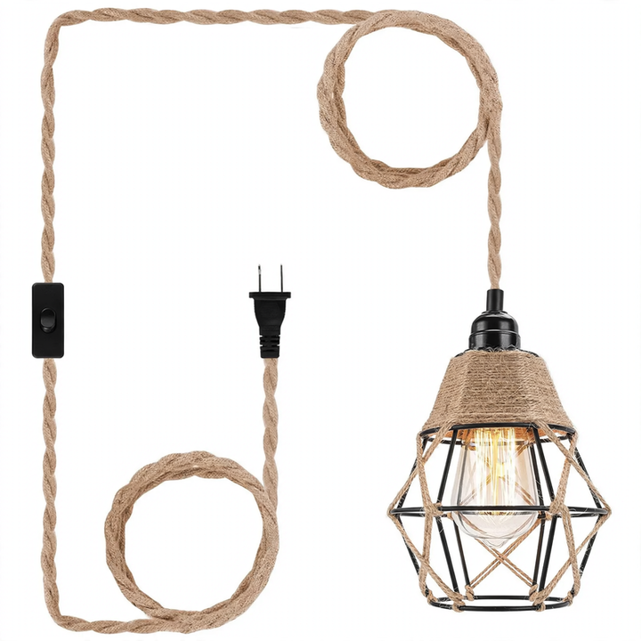 Hanging lamp iron, LED, American style