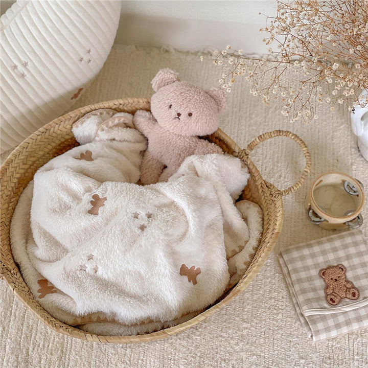 Cotton blanket for babies, 95x95 cm, cotton