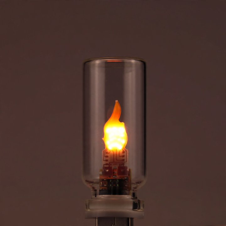 LED flame light with remote control, USB powered