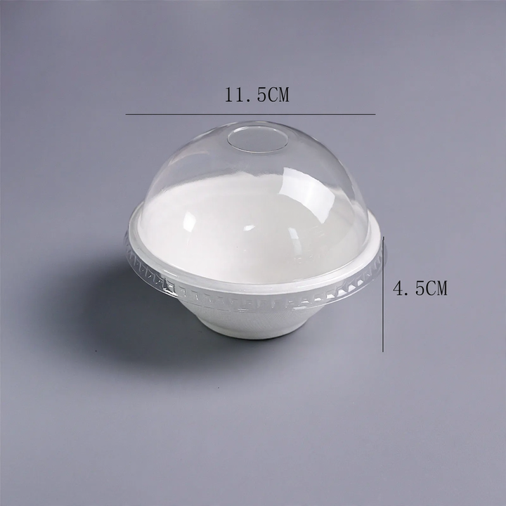 Disposable paper container, biodegradable