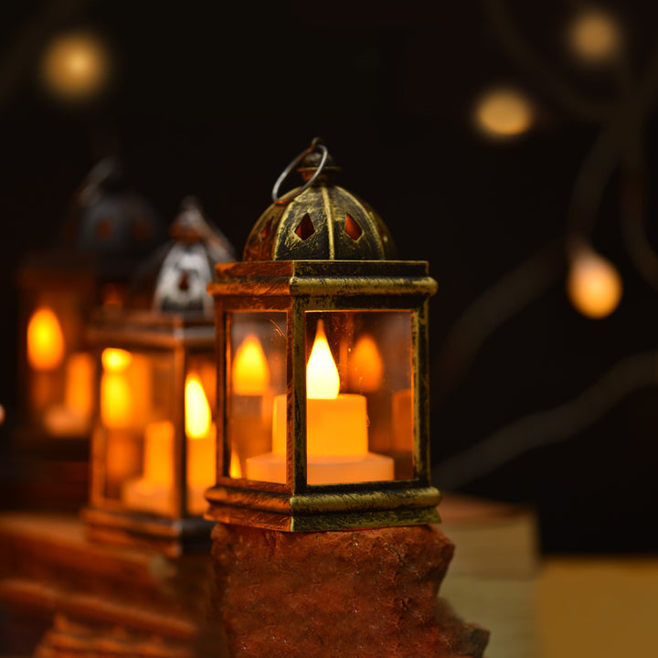 Decorative LED Wind Light Lantern in Retro Style