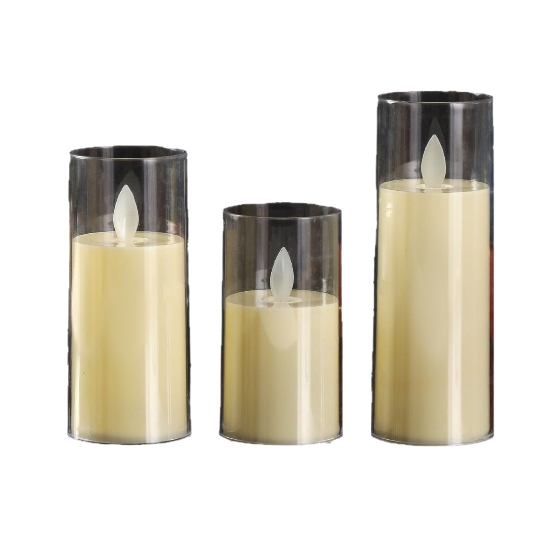 LED candle set with remote control