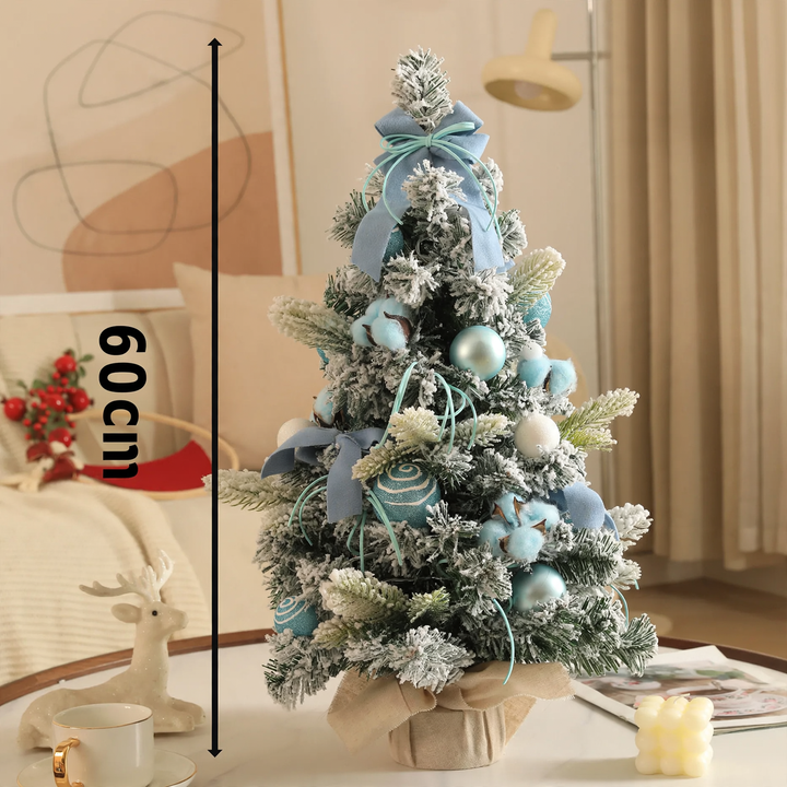 Decorative table Christmas tree sets with lighting