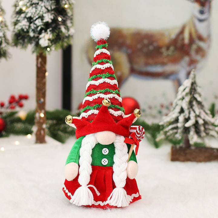 Christmas Santa Couple Decoration Figures
