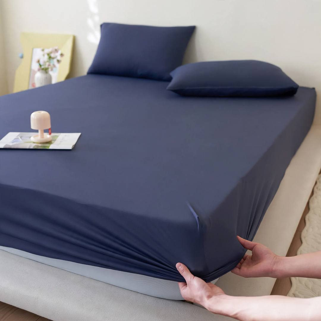 Nylon-Cooling Bed Sheet Set, 3-piece, A-Class