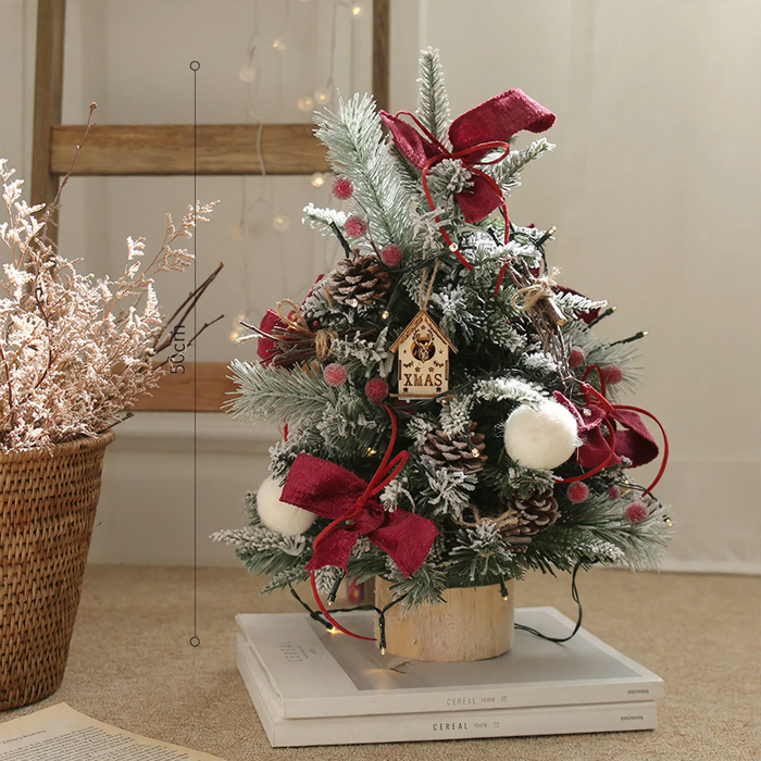 Decorative table Christmas tree figure