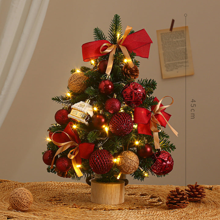 Mini Christmas tree set, decorative table decoration