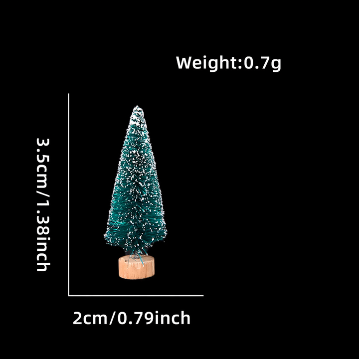 Mini Christmas tree made of sisal for table decoration