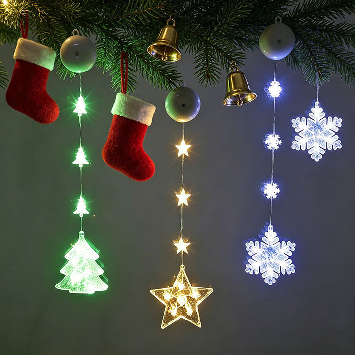 LED Christmas suction light for window